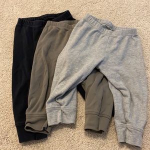 EUC Lot of 3 Primary 12-18M sweatpants